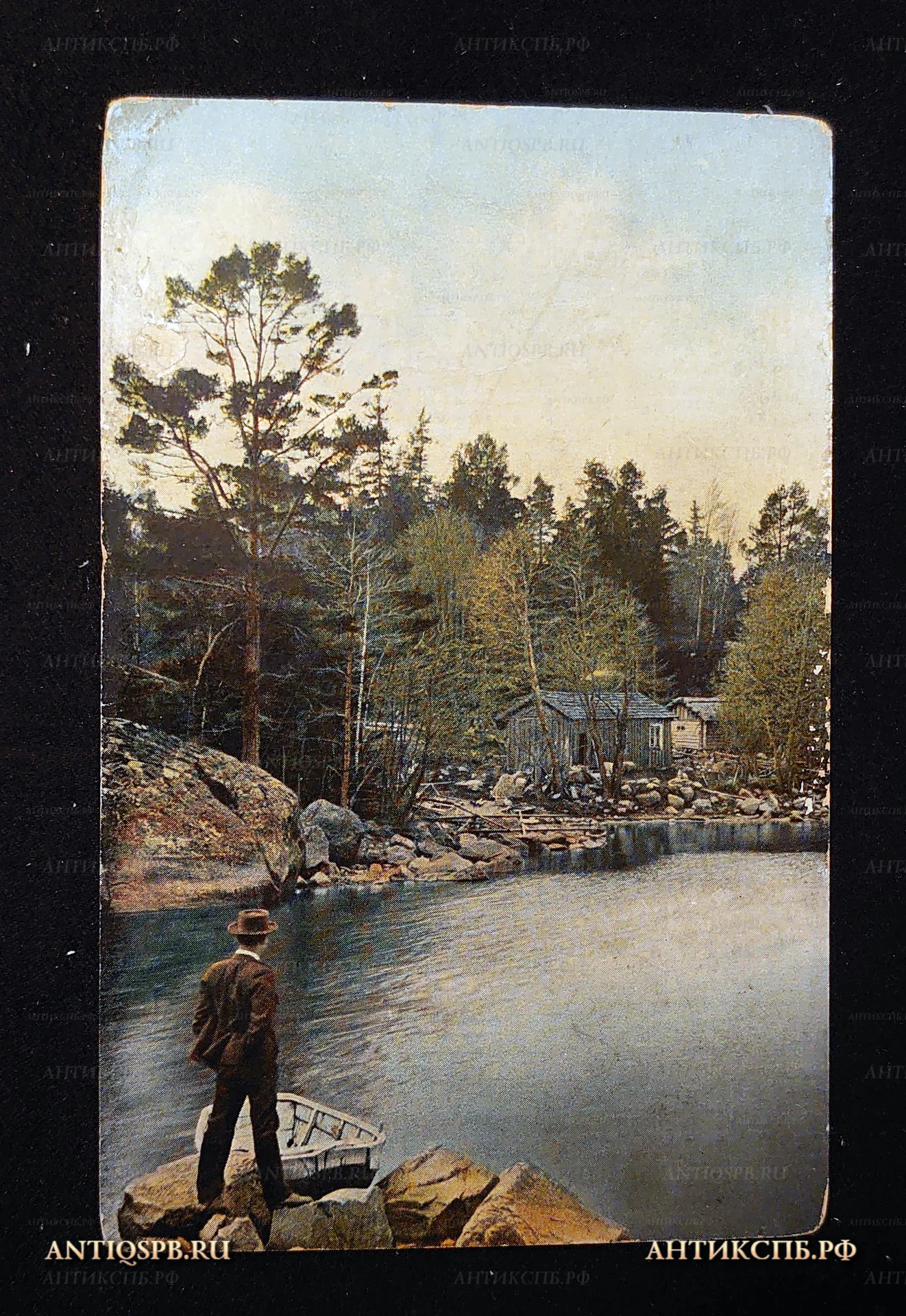 Открытка старинная "Villingistå - Från Villinge" E.G.S. Нач. ХХ века. Европа. №7596